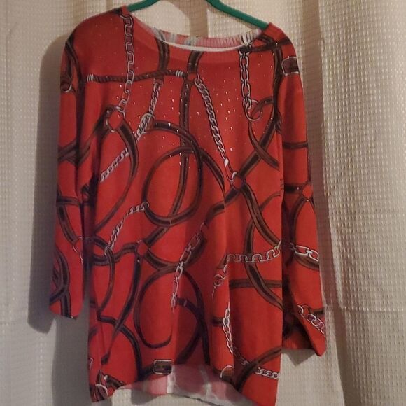 REBECCA MALONE LIGHT SWEATER XL New - Picture 1 of 7